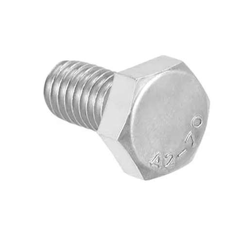 Vista 14 de 10 tornillos hexagonales M6 M6-0.039 x 1.575 in UNC Tornillos de cabeza hexagonal A2-70 (304) de acero inoxidable totalmente roscados, totalmente
