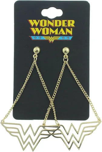 Vista 2 de Aretes colgantes de DC Comics Wonder Woman