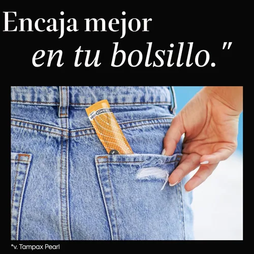 Vista 7 de U by Kotex Click - Tampones compactos, súper absorbencia, sin perfume, 45