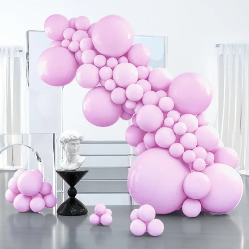 Vista 156 de PartyWoo - Globos de color albaricoque retro, 120 unidades de 5 pulgadas, de látex, para arco de globos, decoración de fiesta y de cumpleaños