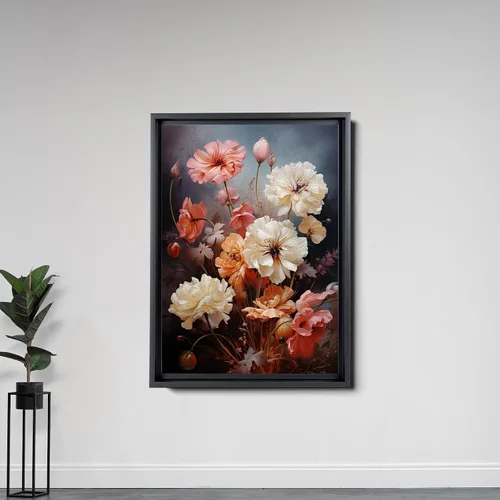 Vista 4 de Nature's Abundance, Wild Flowers Landscape Prints, A Captivating Farmhouse Art Celebrating the Beauty of Floral Splendor, Canvas, Home Decor