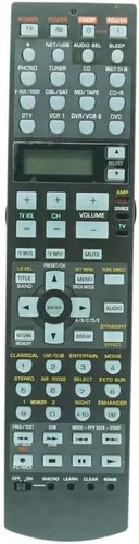 Vista 2 de Mando a distancia para Yamaha WA163800 V7545800 RAV272 WE45830 RAV273 RX-V757 DSP-AX757 DSP-AX757SE RX-V1200 RX-V1200RDS A V AV receptor amplificador