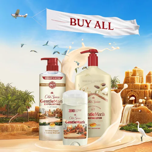Vista 8 de Old Spice GentleMan's - Desodorante de tacto seco sin aluminio para hombres, frescura duradera 24/7, suave para la piel con acondicionadores
