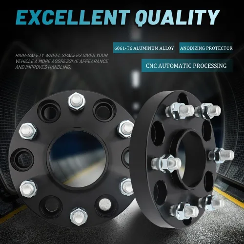 Vista 5 de IRONTEK Espaciadores de rueda de 6 x 5.5 compatibles con Chevy Silverrado 1500 99-24/Avalanche/Express 1500/Tahoe; para GMC Savana 1500/Sierra