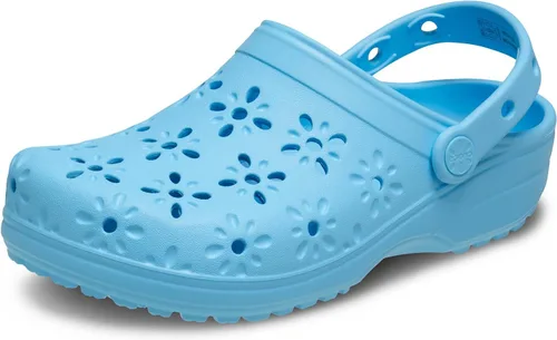 Vista 9 de Crocs Zuecos clásicos con estampado floral unisex para adultos