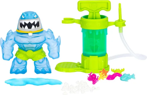 Vista 12 de Heroes of Goo Jit Zu Paquete Hero Creator con 2 figuras de acción y 6 rellenos de goo únicos, mezcla, rellena y crea tu propio Blazagon elástico