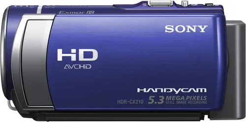 Vista 4 de Sony HDR-CX210 Alta Definición Handycam 5.3 MP Videocámara con zoom óptico 25x (azul) (modelo 2012)