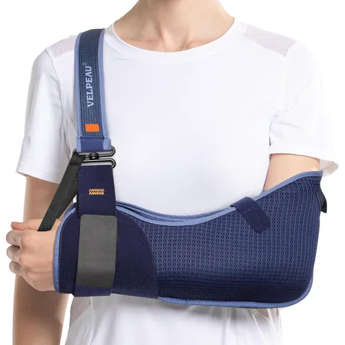Vista 10 de Cabestrillo Velpeau para Brazo y Hombro Inmovilizador para Mujeres y Hombres, se ajusta al Brazo Izquierdo o Derecho - Tirante de Apoyo