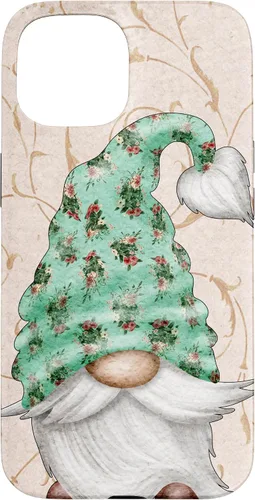 Vista 6 de Floral Shabby Chic Design with Cute Gnomie for Summer Gnome Case for iPhone 17