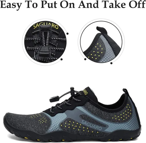 Vista 3 de Kararao Mens Womens Water Shoes Quick Dry Swim Shoes Beach Shoes Pool Surfing Aqua Sports