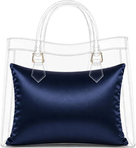 Vista 7 de Almohadillas de inserción para bolso de mano - Rellenos acolchados personalizados para dar forma y mantener bolsos pequeños a grandes Negro