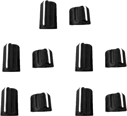 Vista 4 de 2 Pairs Volume Knob & Channel Selector Knob Button Cap Kit for XPR3300 XPR3500 XPR3500E XPR3300E Two Way Radio Accessories