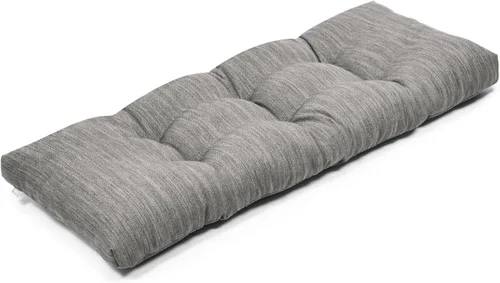 Vista 17 de baibu Almohadilla de banco clásica de 36 pulgadas de color sólido con lazos, almohada de banco rectangular súper suave para interiores y exteriores