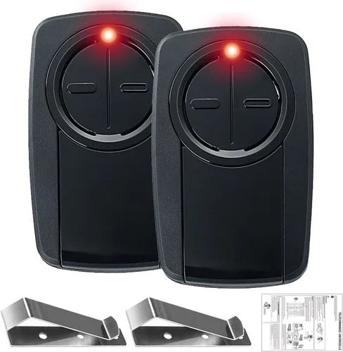 Vista 9 de KLIK5U-SS - Control remoto universal de 2 botones para abridor de puerta de garaje Chamberlain LiftMaster Craftsman, sin llave