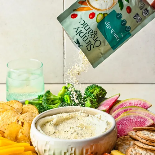 Vista 4 de Mezcla para Dip Simply Organic, Ranch, 1.5 oz