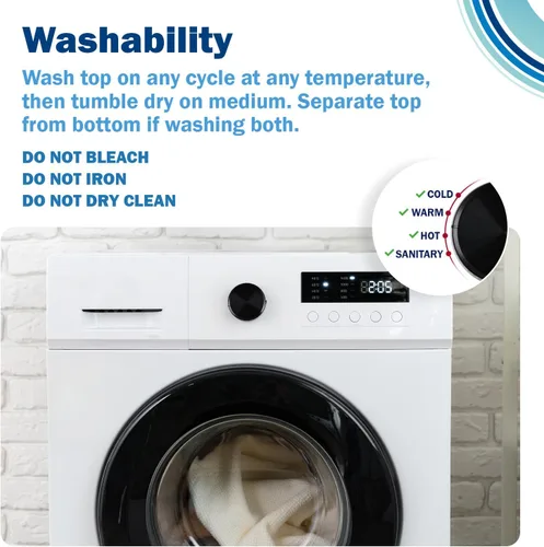 Vista 7 de CleanRest PRO Presto! Funda de colchón con cremallera para EZ Washing, tamaño individual, protector de colchón impermeable, a prueba de chinches