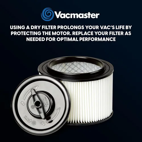 Vista 8 de Vacmaster Filtro y retenedor de cartucho lavable de 4-5 galones - VFCF
