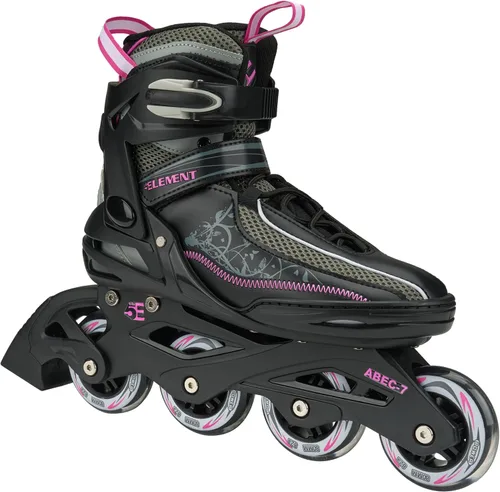 Vista 10 de 5th Element Lynx - Patines en línea para mujer con correa ajustable, ruedas de 3.150 in y bota suave, patines en línea perfectos para Roller Derby