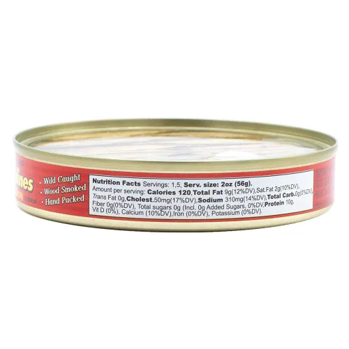 Vista 2 de MW Polar Sardinas Brisling Ahumadas en Aceite de Oliva, de 4.23 Oz - Paquete de 12