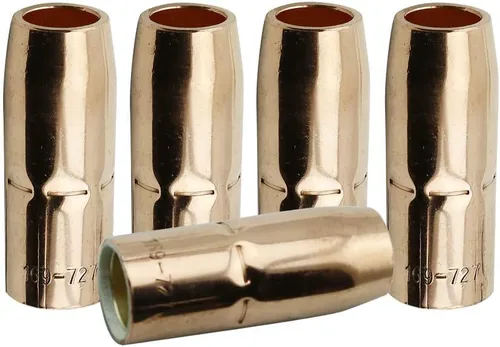 Vista 9 de WeldingCity Boquilla de gas 169-715 169715 1/2" para pistolas de soldadura Miller Millermatic M-100 (M-10) M-150 (M-150) y Hobart H-9/H-10 MIG