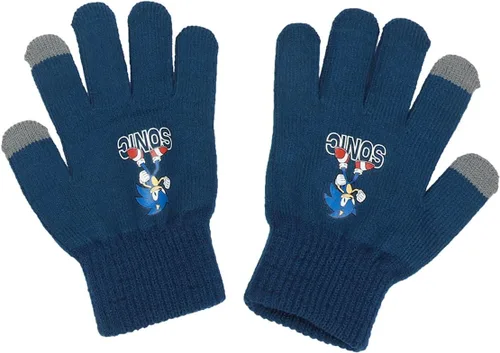 Vista 6 de Bioworld Sonic the Hedgehog - Guantes bordados para jóvenes (juego de 3), Multi colorido