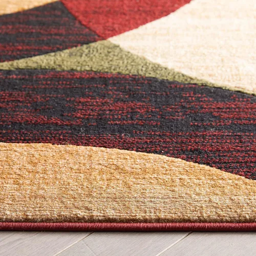 Vista 8 de Well Woven Dulcet Bingo - Alfombra de Área geométrica moderna roja (3'11" x 5'3")