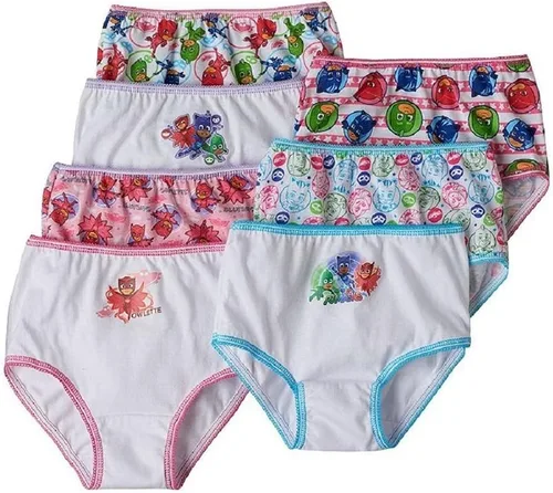 Vista 7 de PJ Masks Paquete de 7 máscaras de pijama para niña, braguitas de bikini para niños pequeños (10-PACK)