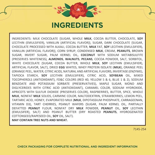 Vista 3 de Whitman's Sampler - Caja de regalo de chocolate surtido, 36 onzas (72 piezas)