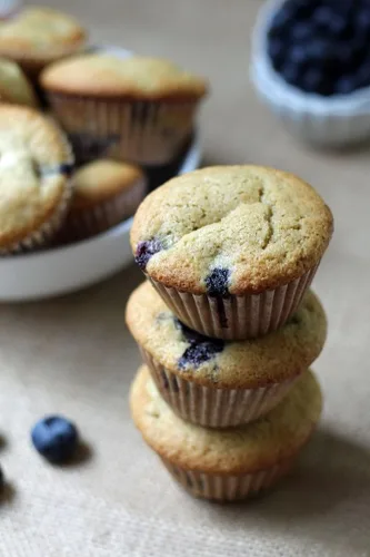 Vista 6 de Jessica's Natural Foods - Mezcla de muffins sin gluten hecha con Teff de grano antiguo y harina de avena saludable, sin OMG y sin gluten. 3 por