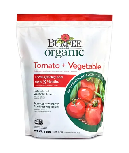 Vista 11 de Burpee Alimento Orgánico Granular de Propósito Natural de 4 Libras para Cultivar Plantas Fuertes Bueno para Huerto de Vegetales, Jardín de Flores