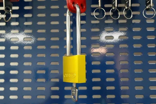Vista 5 de ABUS 72/40HB75 Candado de seguridad de aluminio con grillete de 3 pulgadas, con llave igual