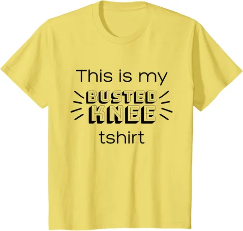 Vista 40 de Funny Broken Knee Joke - Camiseta de regalo para lesión de rodilla