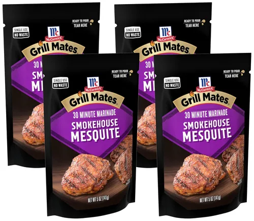 Vista 9 de McCormick Grill Mates Smokehouse Mesquite 30 Minute Marinade, 5 oz (Paquete de 6)