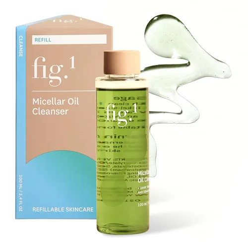 Vista 13 de Fig.1 Limpiador facial hidratante para mujeres Lavado facial suave con glicerina y escualano Fórmula no seca y sin fragancia para pieles