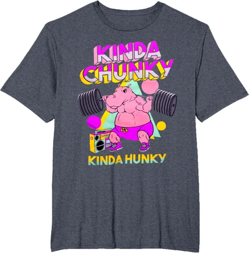 Vista 95 de Kinda Chunky Kinda Hunky, camiseta de gimnasio para culturismo, Negro