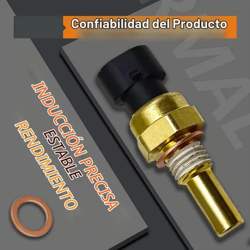 Vista 5 de Sensor de temperatura del refrigerante del motor compatible con Chevy Avalanche Impala Trailblazer Suburban 1500 2500 HD Express Silverado GMC Envoy