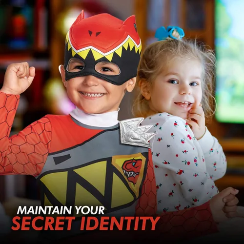 Vista 7 de Disfraz de Ranger Rojo Dino Charge para niño