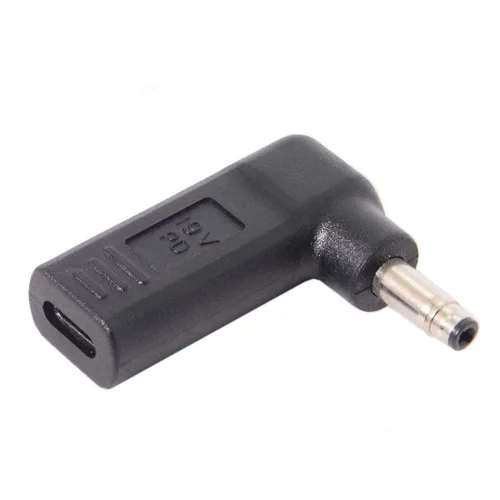 Vista 16 de chenyang Adaptador convertidor de disparador de emulador USB C a DC 2.5x0.7MM PD 65W