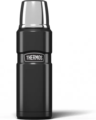 Vista 2 de Thermos Stainless King - Frasco multiusos de 15.9 fl oz, estilo original, se puede utilizar como taza de viaje o botella de agua aislada para viajes