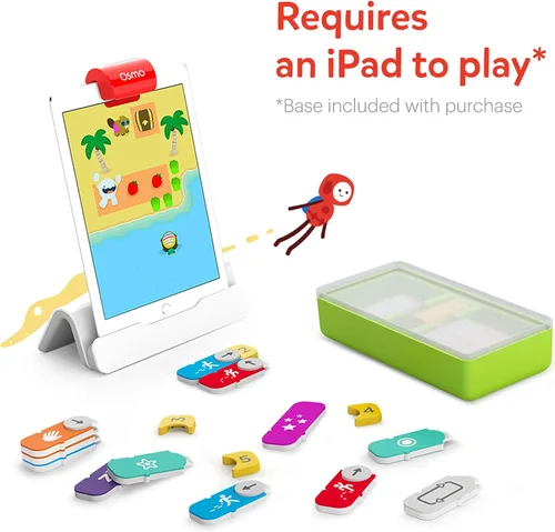 Vista 2 de Osmo - Kit de iniciación de codificación para iPad Detective Agency Bundle - Base STEM Toy iPad incluida (exclusivo de Amazon)