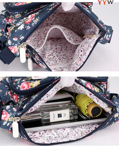 Vista 5 de YYW Bolso cruzado para mujer, multifuncional, para uso diario, viajes, trabajo