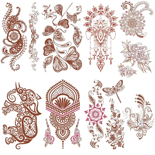Vista 10 de Aresvns Tatuajes temporales del Día de la Independencia, tatuaje de manga de bandera de Estados Unidos del 4 de julio, suministros de fiesta rojo