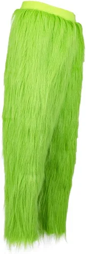 Vista 2 de LILLIWEEN Disfraz de monstruo verde, disfraz de Halloween, cosplay, Navidad, Papá Noel, regalos de Navidad, unisex