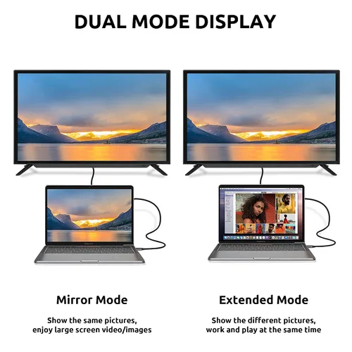 Vista 5 de Kit adaptador HDMI 8k/4k compatible con Samsung SM-A720F a digital Full 240Hz con cable de 6 pies