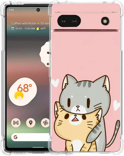 Vista 8 de Pixel 6a - Funda protectora de poliuretano termoplástico (TPU) resistente a los arañazos y a prueba de golpes para Google Pixel 6a