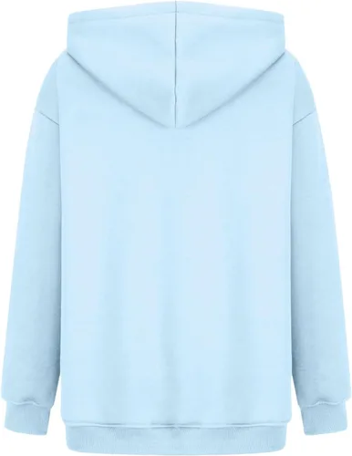 Vista 2 de Taylor - Sudadera para mujer con cuello redondo y cuello redondo para adolescentes y niñas