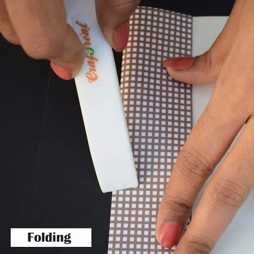 Vista 5 de CrafTreat Carpeta de hueso de teflón y herramienta de puntuación - Levantador - Marcador de papel para manualidades de papel, origami