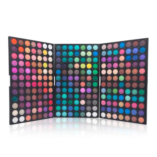 Vista 5 de Pure Vie Paleta de sombra de ojos profesional con reflejos y kit de contorno de maquillaje, 15 colores altamente pigmentados, desnudos cálidos