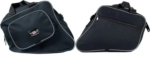 Vista 4 de GREAT BIKERS GEAR - Alforja Liner Bolsas Bolsas interiores Bolsas de equipaje para Kawasaki 1000/650 Lt, Negro -, Bolsas interiores de alforja