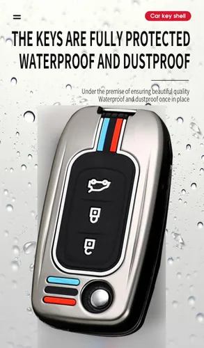 Vista 5 de Funda para llavero Renault Kadjar Koleos Sandero Stepway Funda para llave de llave Accesorios Protector 3 botones